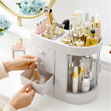 Dressing Table 4 Drawer Makeup Holder Storage Box